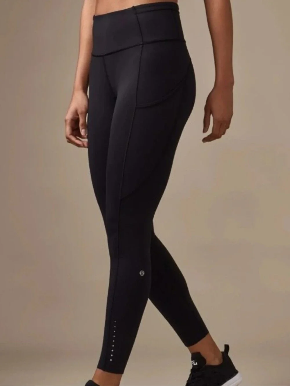 Lululemon Black High-Rise Fast & Free Running Leggings 10 Medium